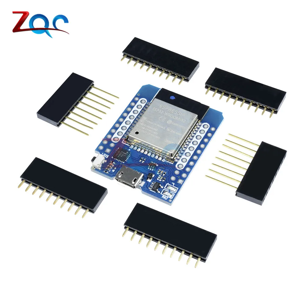 Для Wemos MINI D1 ESP32 WiFi+ Bluetooth для Wemos D1 Mini Esp8266 ESP-32 модуль с контактами