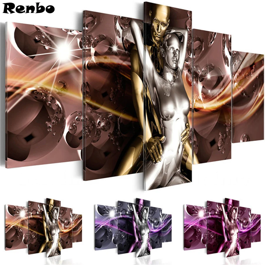 Мозаика алмазная вышивка 5D сделай сам живопись крестиком украшение стразы 5 шт.