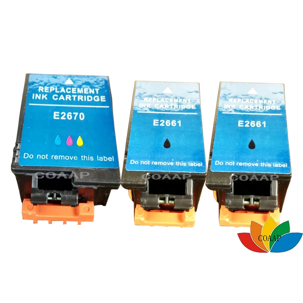 

3x Compatible EPSON 2661 2670 Ink Cartridge With chips For Printer WorkForce 100W WF-100W T2661 T2670 Multipack