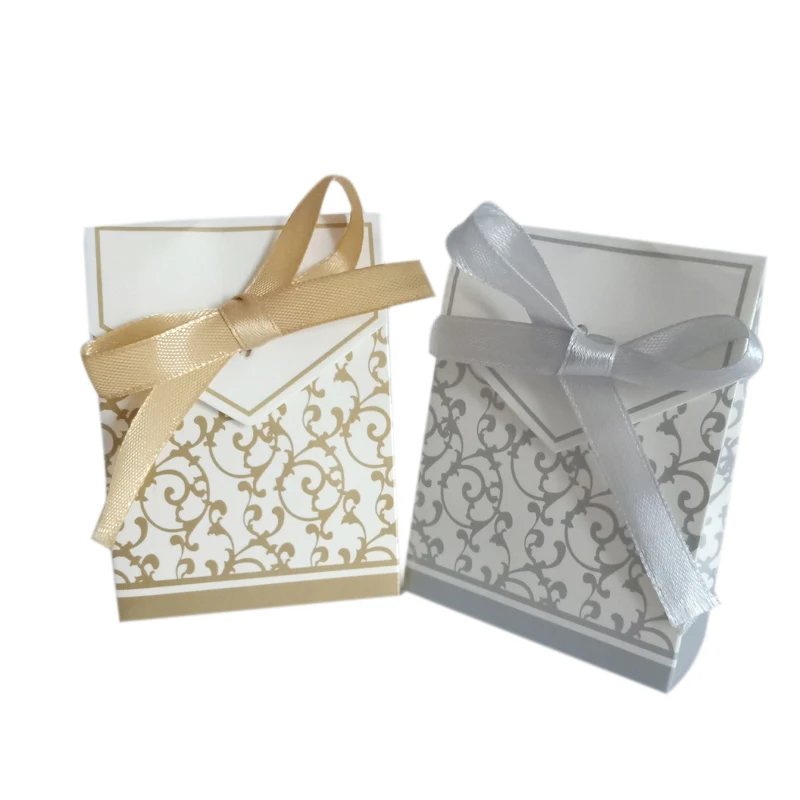 100 шт./лот винтажная Крафт Бумага конфеты подарок свадьба и вечерние ринка