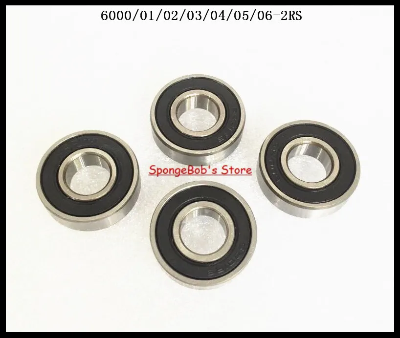2-5pcs/Lot 6000-2RS / 6001-2RS 6002-2RS 6003-2RS Rubber Sealed Deep Groove Ball Bearing Miniature | Обустройство дома