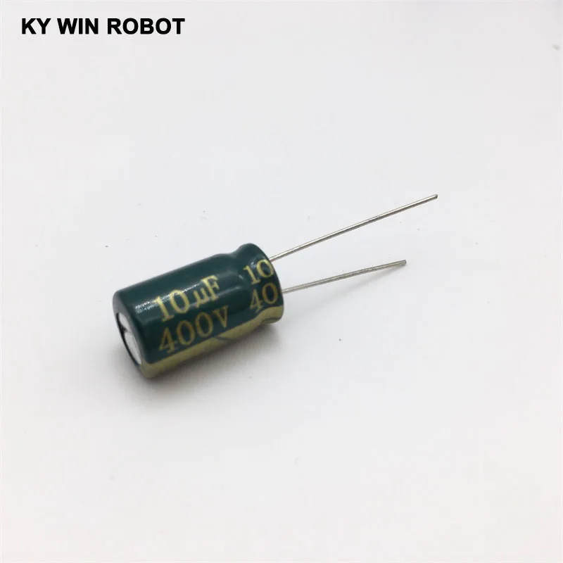 10 шт./пакет 10*17 мм 400 В/10 мкФ электролитический конденсатор|electrolytic capacitors|10uf electrolytic