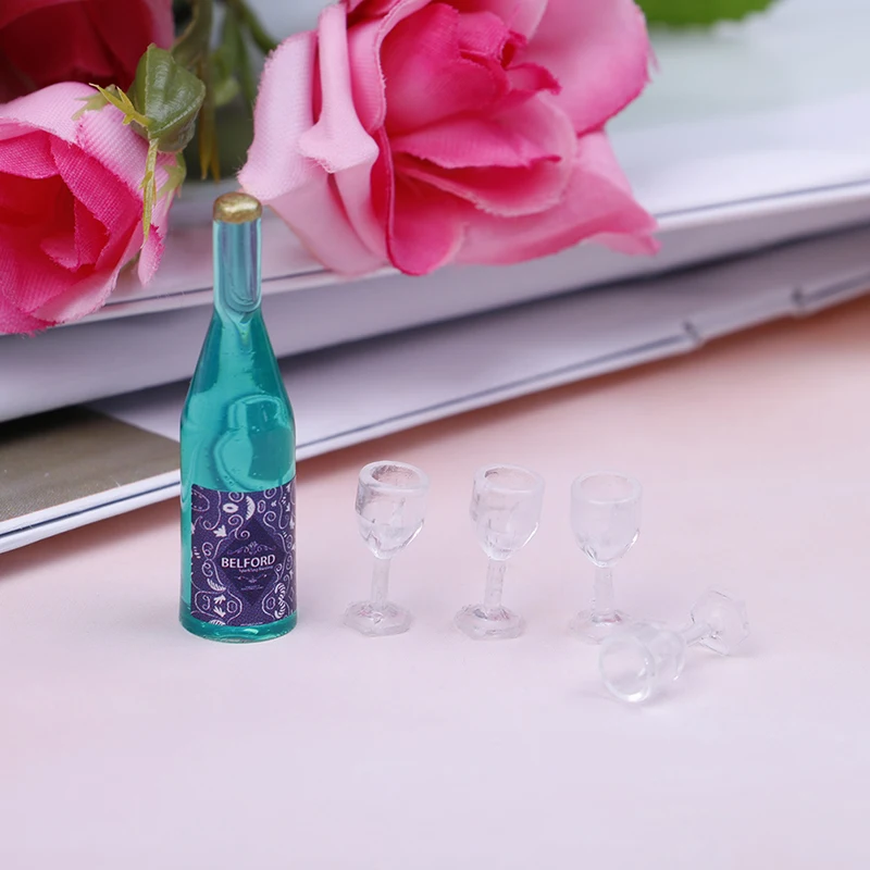 Красочные бутылки вина кукольный домик миниатюра 1:12 1:6 для детей девочек игрушки Dinette для кукольного домика Кухня игрушки 1/2/3/4/5/6 шт