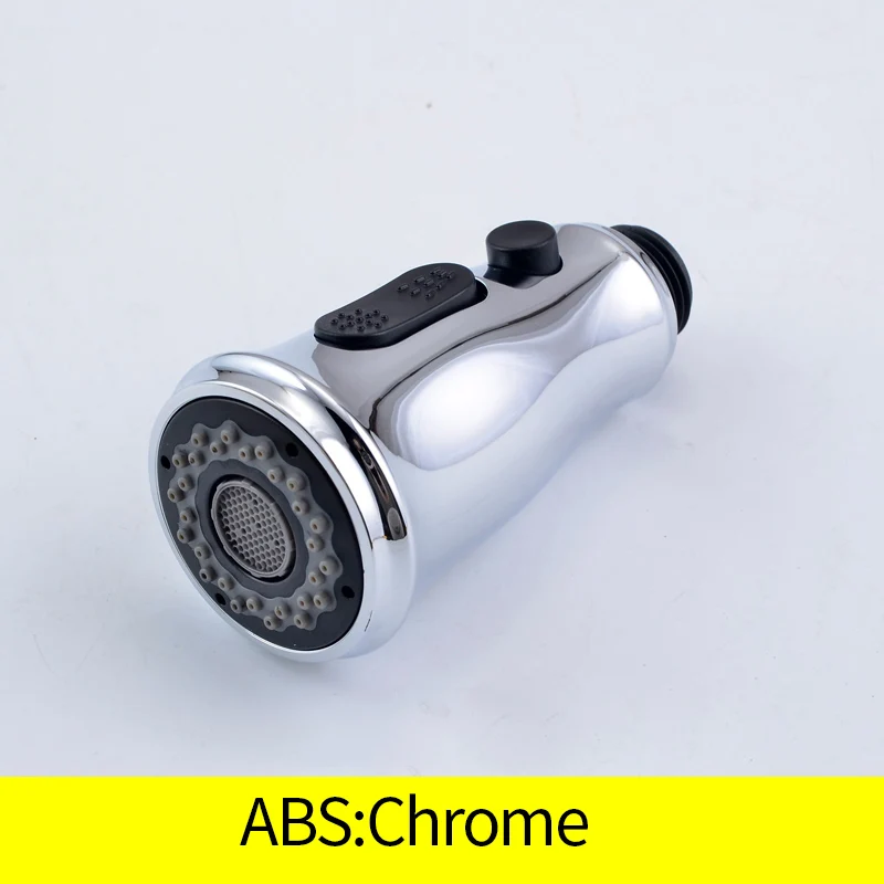 Chrome(ABS) ABS кухонный кран вытяжные детали кухонный кран запасные части принадлежности для кранов кухонный носик кран сопла, маленькая душевая головка - Цвет: Chrome(ABS)