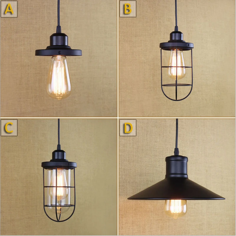 Креативная Скандинавская Ретро многофункциональная железная Подвесная лампа