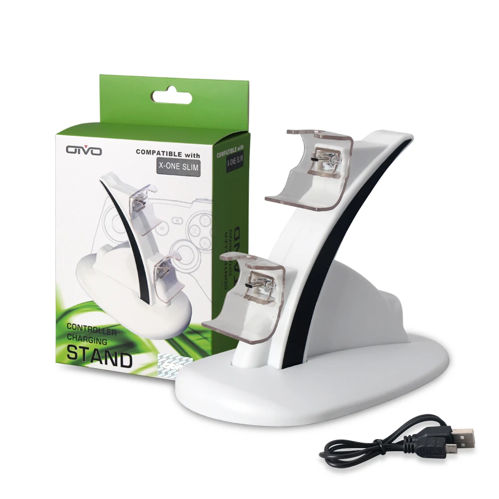 Двойная Подставка для зарядки светодиодный контроллер USB XBOX ONE/XBOX ONE S |