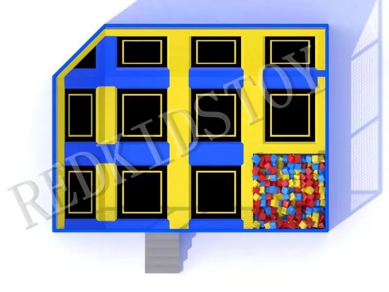Рисунок 2 - Гимнастический батут-парк с поролоновой