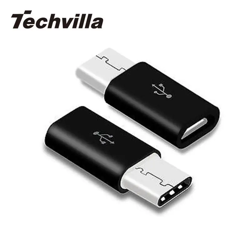 Techvilla USB 3 1 тип-c штекер Micro Женский OTG конвертер адаптер для смарт-мобильного
