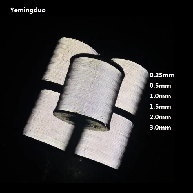 

0.5MM/1MM/1.5MM/2MM/3MM/0.25MM High LightTwo Parties Reflective Thread Safety Warning Tape