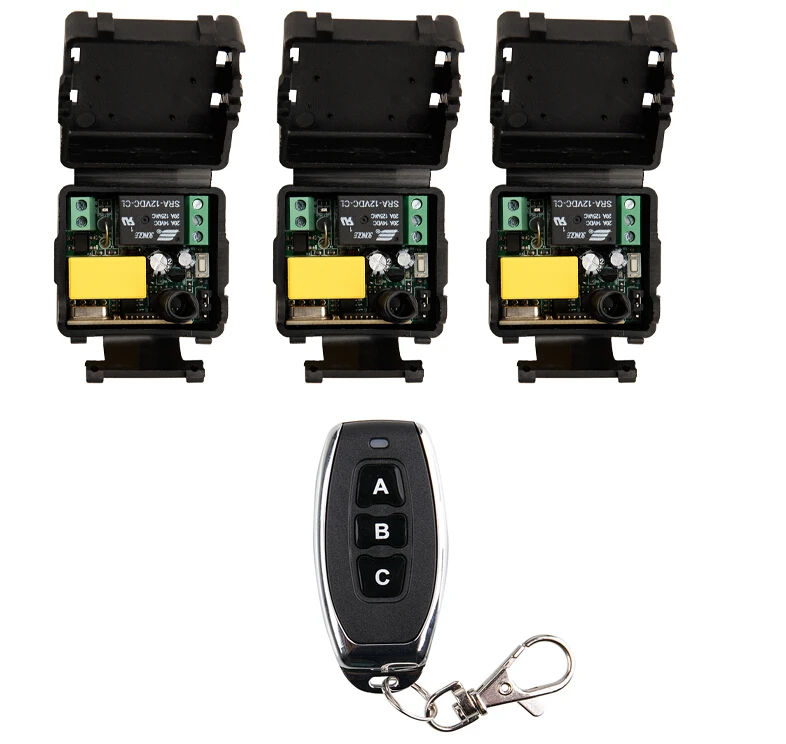 Беспроводной мини пульт дистанционного управления 220 В перем. Тока 1 канал 3