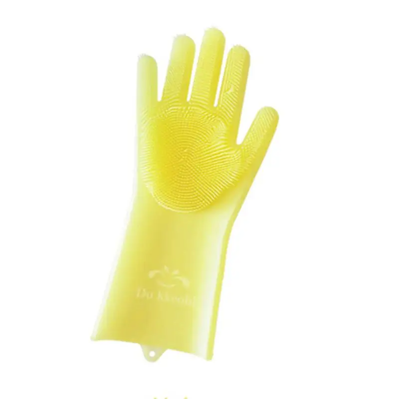 Right hand 1 шт Волшебные пищевые перчатки для мытья посуды, силиконовые перчатки для чистки посуды, кухонные чистящие щетки, перчатки для уборки - Цвет: Right hand