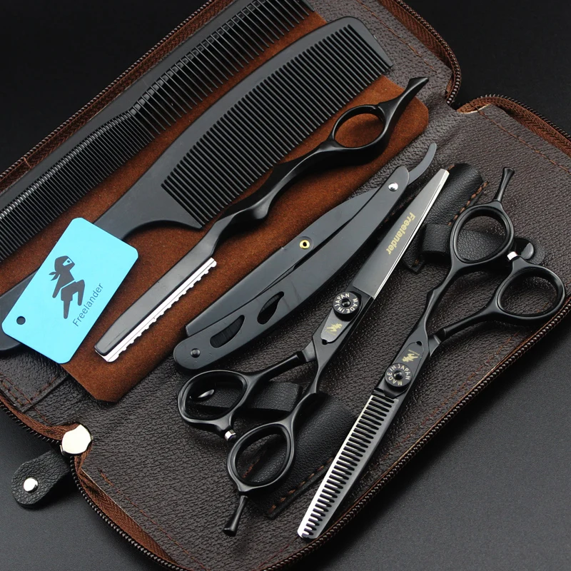 

5.5/6.0"Sale Silver Japanese Hair Scissors Japan 440C Cheap Hairdressing Scissors Thinning Shears Hairdresser Shaver Haircut