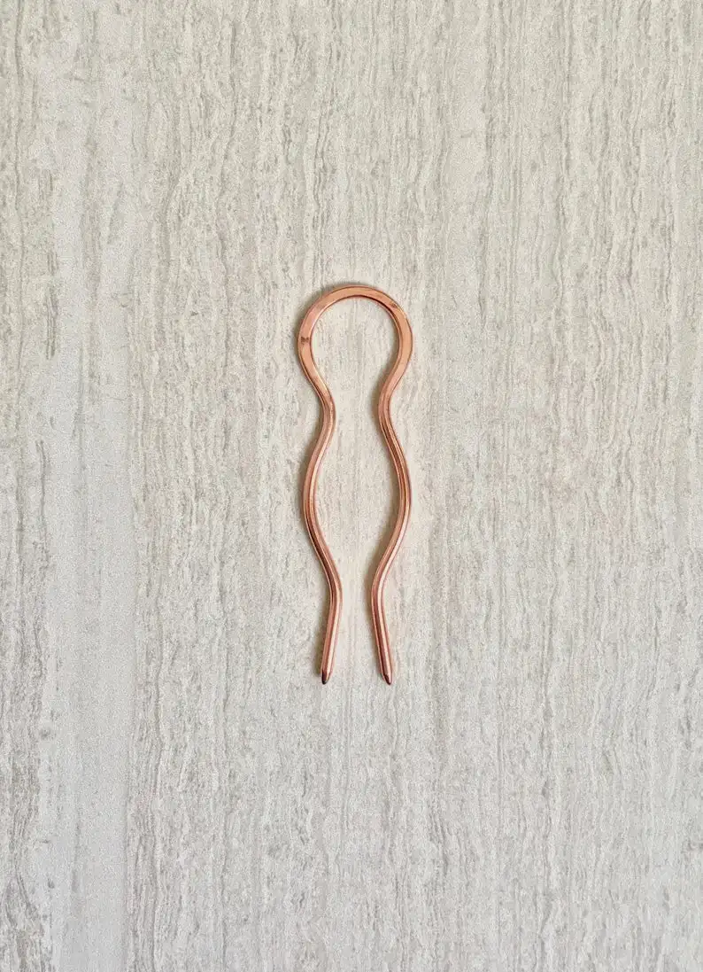 1 шт. заколка для волос в стиле ретро женщин 8 см металлическая Свадебная