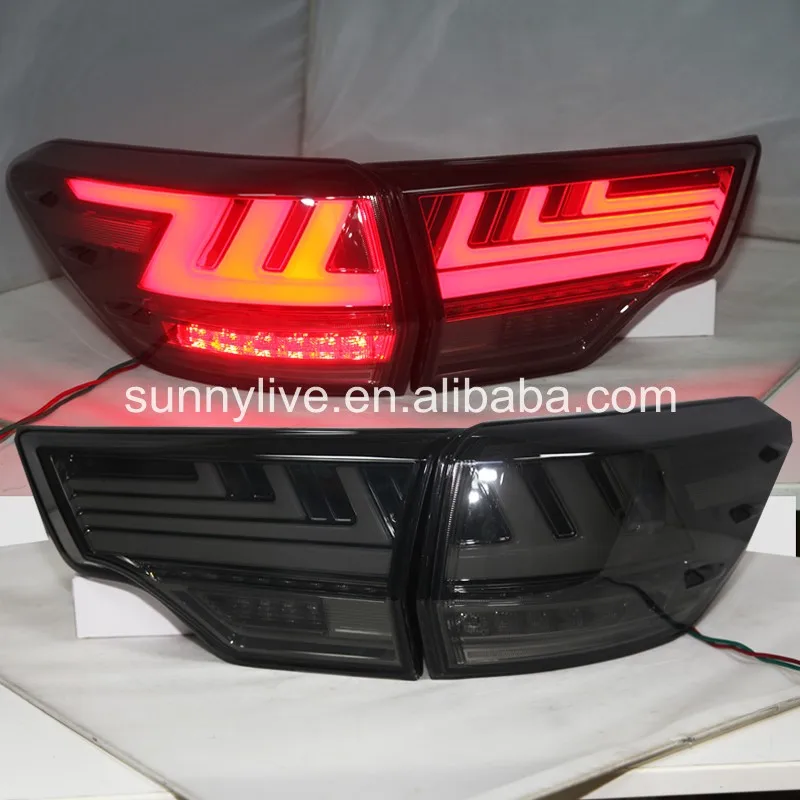 

LED Tail Light Rear Lamp for Kluger For TOYOTA Highlander Smoke Black WH