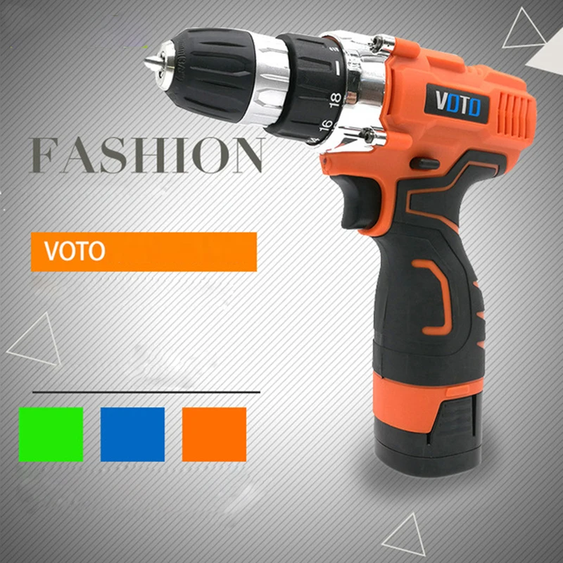 21 в электрическая дрель Бытовая многофункциональная отвертка двойная скорость