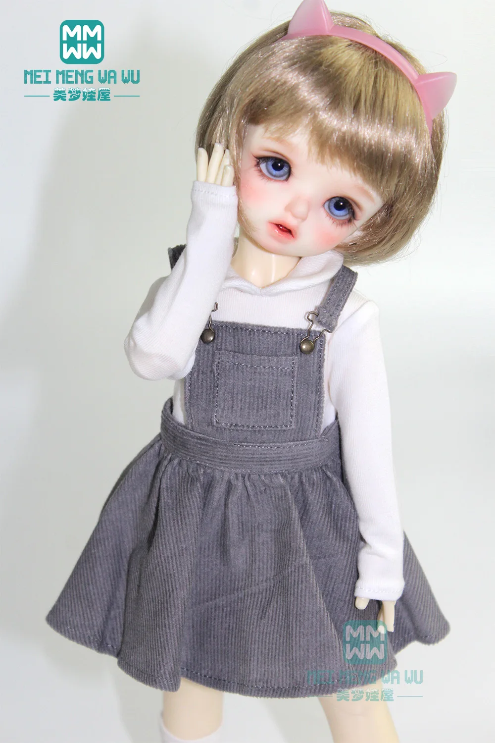 Одежда для куклы подходит 30 см 1/6 BJD YOSD кукла модное платье на бретелях розовый