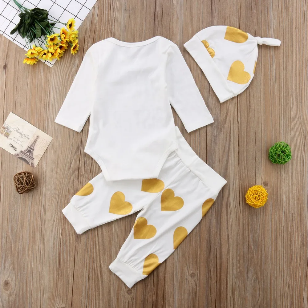 2019 комплекты детской одежды для новорожденных девочек Комбинезон с круглым