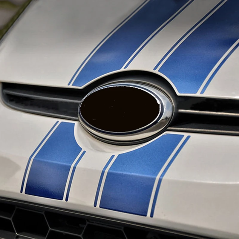 Автомобильный ПВХ капот крыша двигателя багажник задний Декор наклейки для Ford