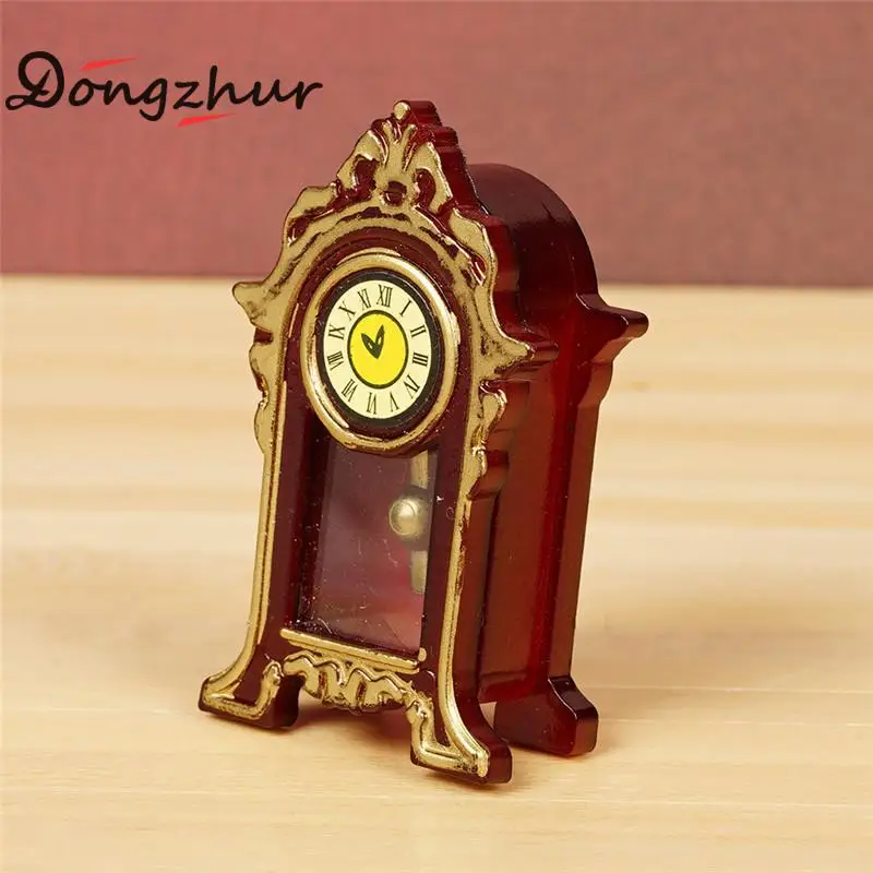 Dongzhur новые винтажные Мини часы кукольный домик миниатюры аксессуары для 1:12 камин кукольный шкафчик мебель для дома WWP1266