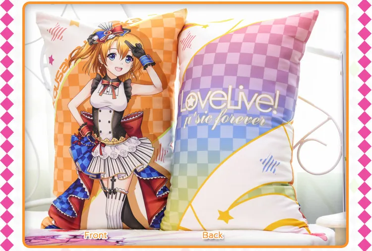 Японское аниме Love Live Staff обнимающая подушка для тела школьная Idol проект Lovelive Подушка 2WAY плюшевая ткань 35*55/45*70 см