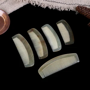1 шт. натуральные янтарные расчески из бычьего рога для волос, не статические щетки для здоровья, парикмахерские расчески для волос, доступны 5 размеров