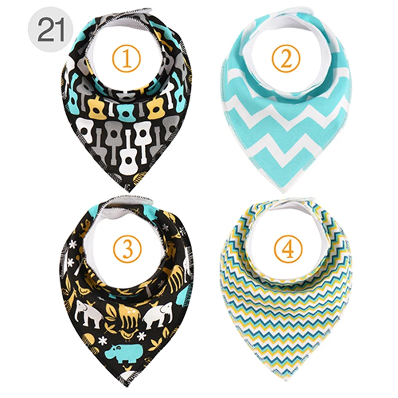 2019 детские нагрудники для кормления 4 шт./лот Новорожденные младенческие Девочки