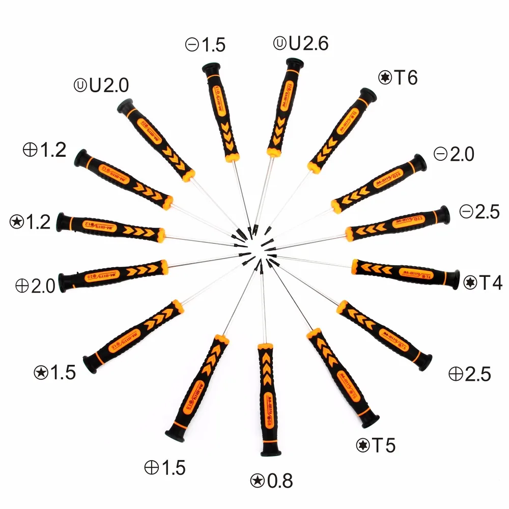 JAKEMY 15 ⑤ упак. плоский крест Pentalobe Torx u-образная Отвертка Набор для iPhone мобильных