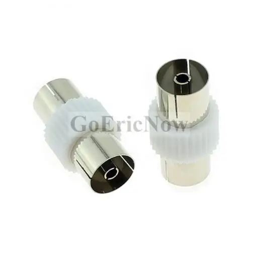 2 x радиочастотный коаксиальный соединитель ТВ антенна Кабельный переходник с