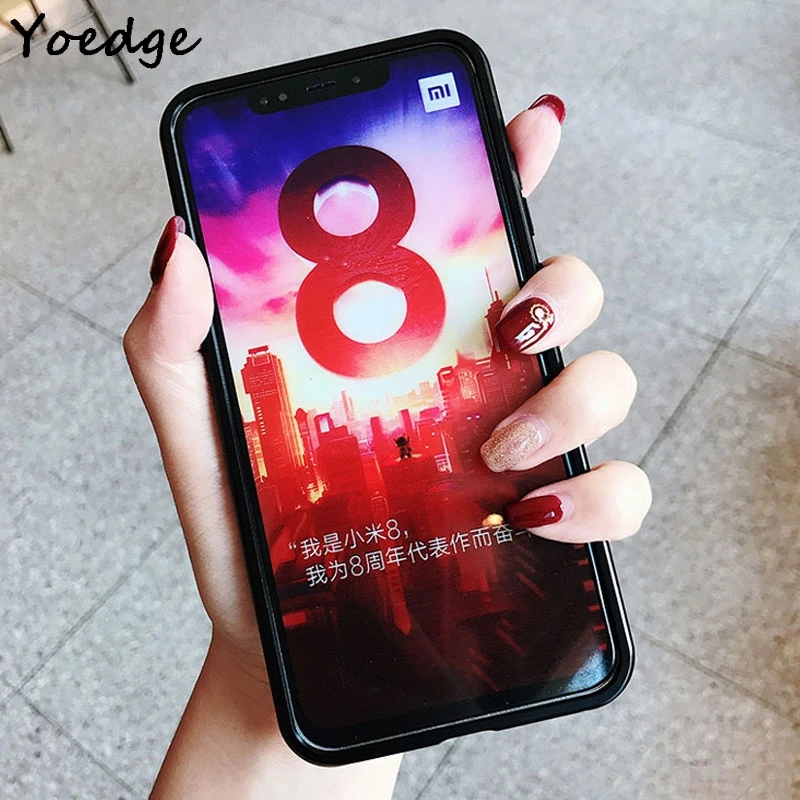 Магнитное закаленное стекло чехол для телефона для Xiaomi mi 9 8 SE mi 9 A1 6X Pocophone F1 задняя крышка для Red mi 6A Примечание 5 6 7 Pro Coque Капа