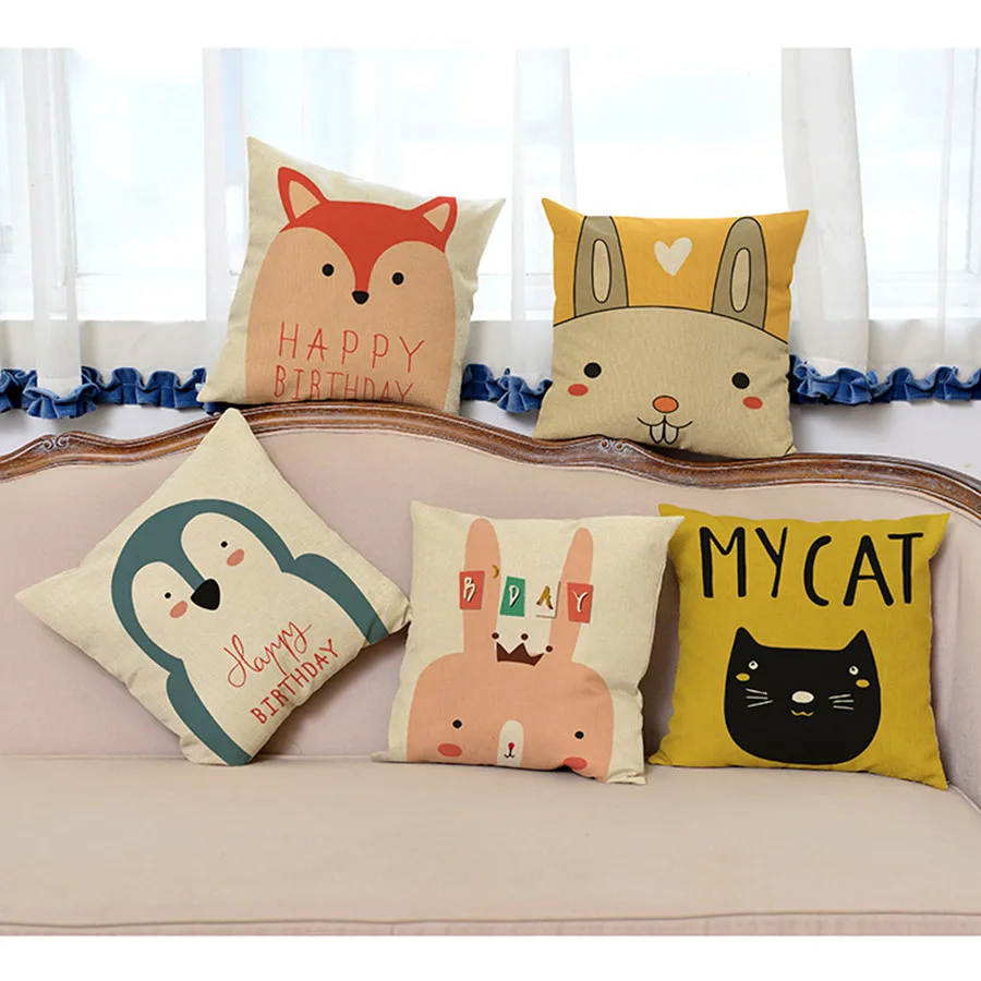 Новый 2016 автомобилей дома для декоративных подушек Прекрасный Кошки Собаки