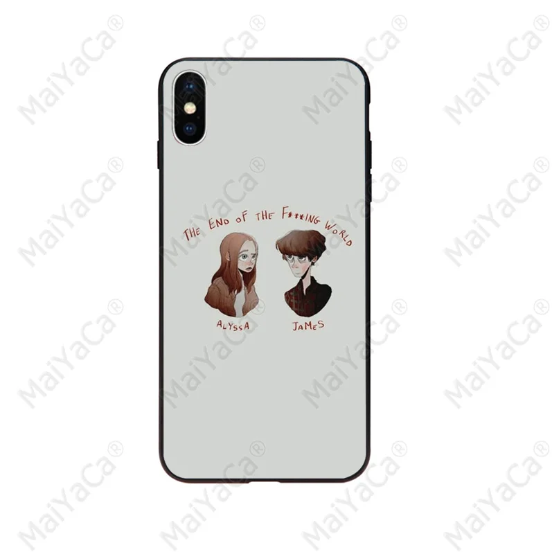 MaiYaCa The End of the Fing World окрашенный мягкий чехол для телефона для Apple iPhone 5 5S SE 6 6S 7 8 Plus X XS MAX XR мобильных телефонов