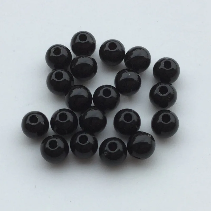 6mm 430pcs Лидер продаж, 6 мм Dia.430 шт/много круглый жемчуг имитация Пластиковые Перл жемчужные DIY ювелирных - Цвет: 6mm 430pcs