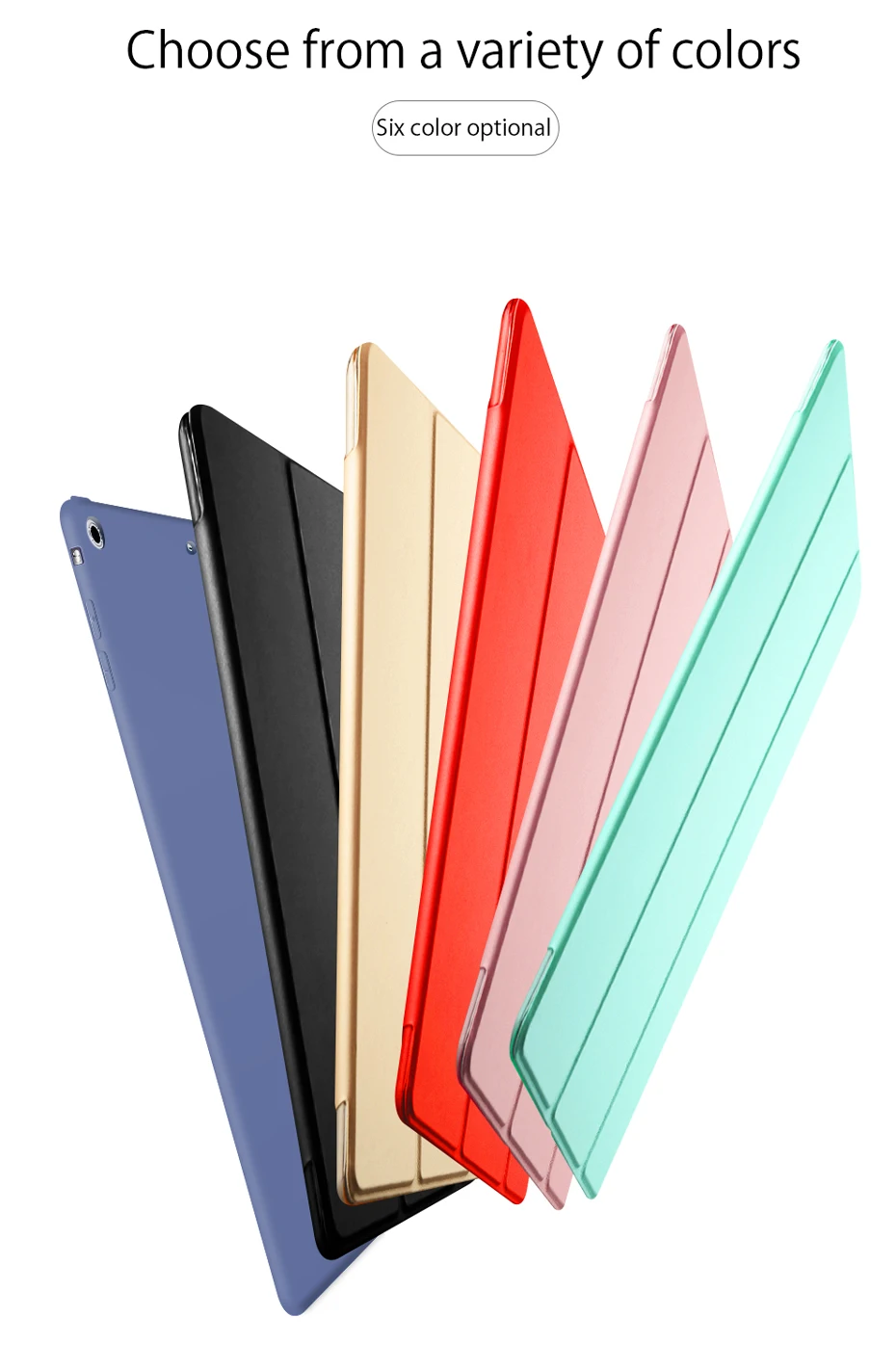 Case for iPad 9.7 Magnetic Stand Silicone Soft Back Cover for iPad 6th 5th Generation A1893 A1954 A1822 A1823 Funda