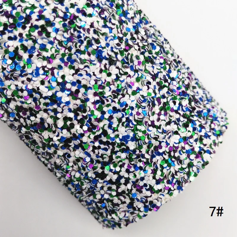 7 Glitterwishcome 30X134 см мини рулон с эффектом блестящей кожи Fabirc, блестящая кожаная ткань, GM003 - Цвет: 7