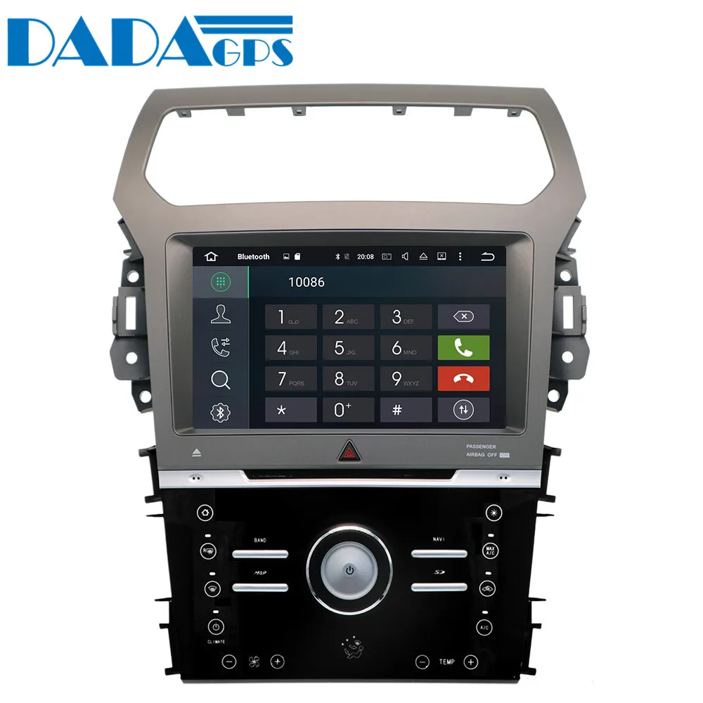 " Android 8,0 2+ 32 ГБ Автомобильный dvd-плеер gps навигация для Ford Explorer 2011 2012 2013 Мультимедиа Радио PX5