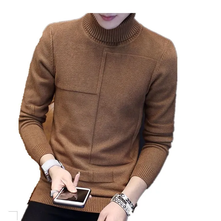 2018 зимний мужской толстый вязаный свитер с длинными рукавами в Корейском стиле| |