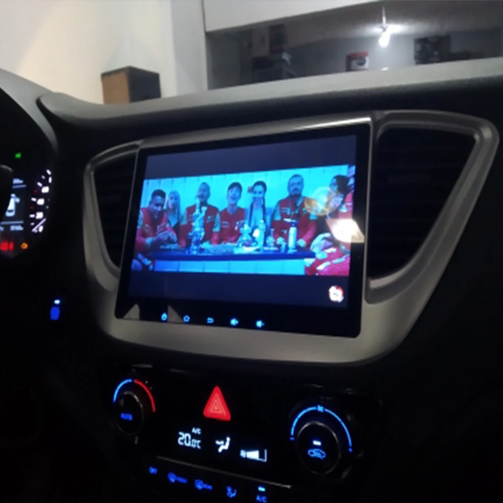 Автомагнитола мультимедийный плеер для Hyundai Verna Solaris 2017 2019 2Din Android 10 Авторадио GPS