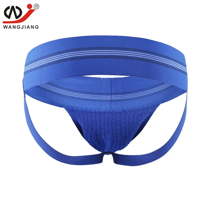 WJ Брендовые мужские супер широкие пояса двойные стринги пикантные G T/стринги|double