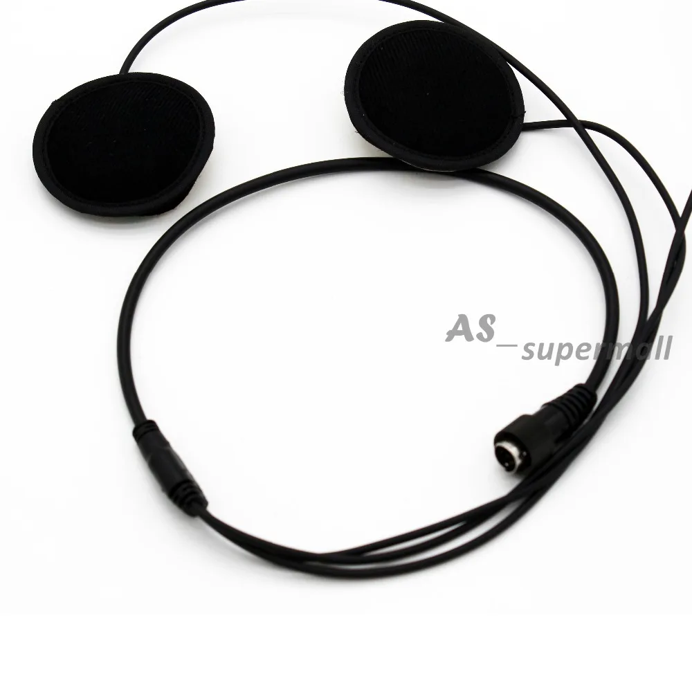 Мотоциклетный полулицевой шлем гарнитура наушник для Kenwood двухстороннее радио