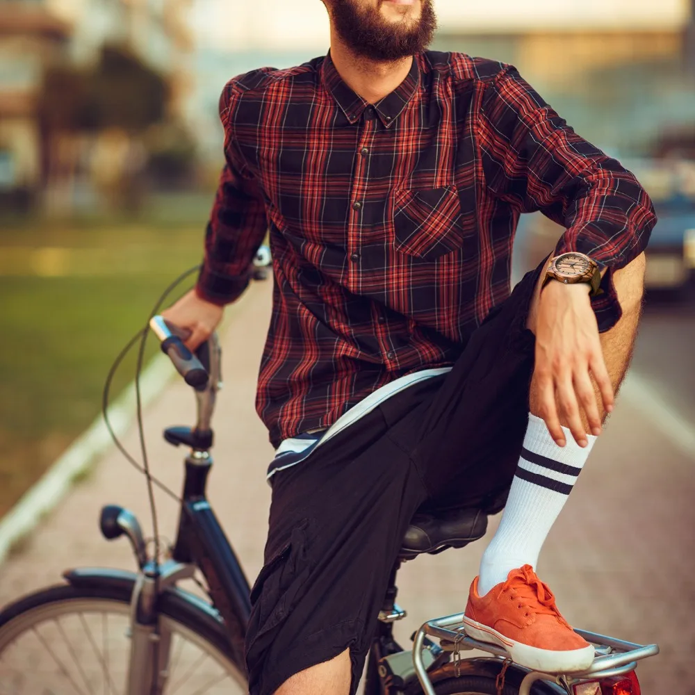 Cucol женские Модные Бамбук Деревянные часы коричневый кожаный ремень женский