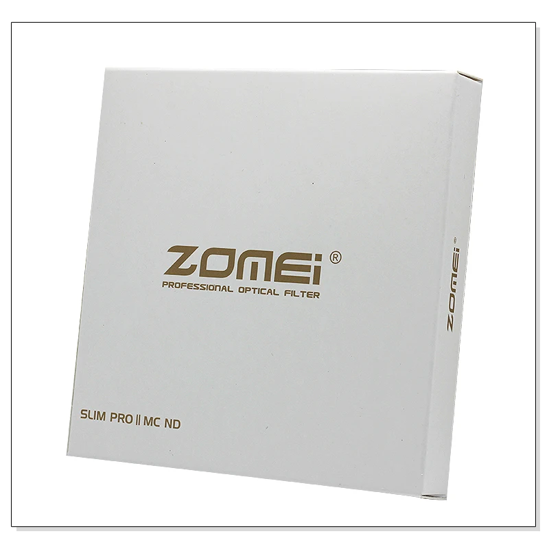 Zomei 72 мм Ultra Slim Multi-покрытием нейтральной плотности ND фильтр ND1000 ND64 ND8 ND 3.0 1.8 0.9