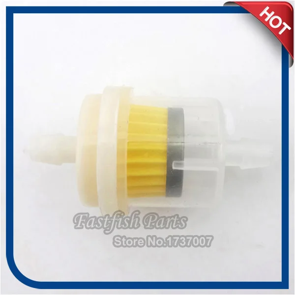 5 шт./упак. газовый бензиновый встроенный топливный фильтр желтый для Dirt Pit Bike ATV Quad