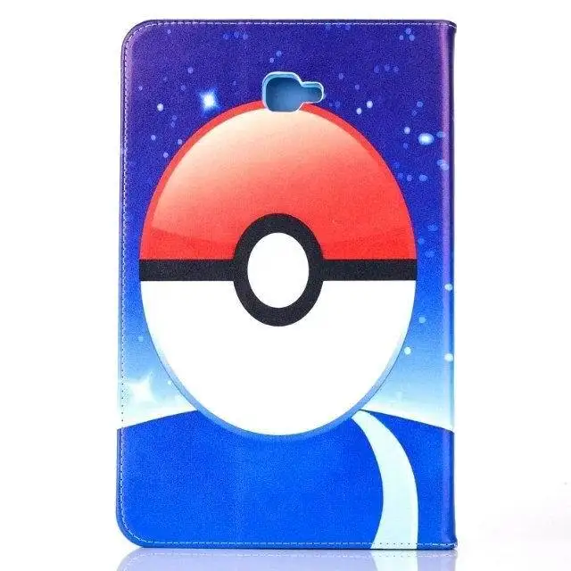 Чехол для Samsung Galaxy Tab A A6 10,1 T580 T585 T580N чехол «Pokemon Go» с забавным рисунком Пикачу tablet крышка флип-чехол с подставкой coque para