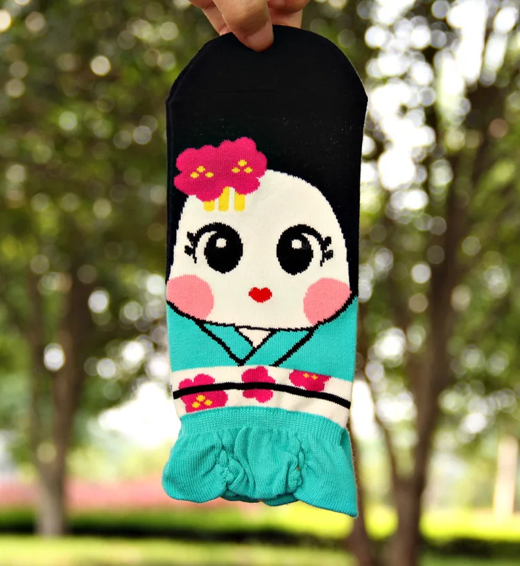 Милые носки принцессы kawaii harajuku 3d женские мужские новые японские корейские