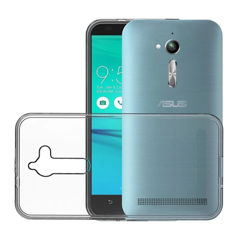 Мягкий прозрачный силиконовый чехол накладка из ТПУ для Asus Zenfone Go ZB500KL ZB ZB500 500 500KL KL