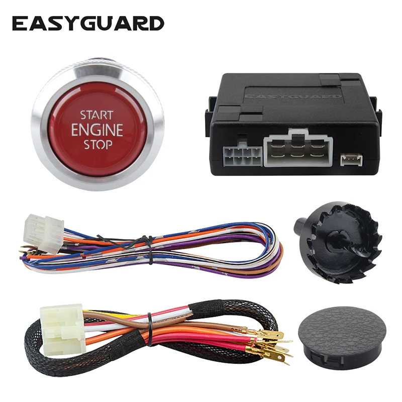 Пульт дистанционного запуска двигателя EASYGUARD с кнопкой и остановки без ключа
