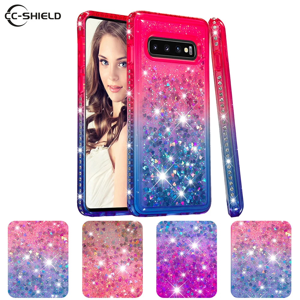 Чехол с сияющими блестками для samsung Galaxy S10 Plus E S10E S10Plus S 10 плюс 10E SM-G973F SM-G970F SM-G975F/DS ювелирное чехол для телефона чехол