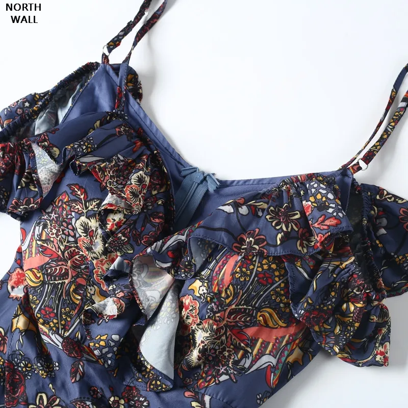 Северной Стены летнее платье женские 2018 раза спинки сексуальная длинное ретро boho