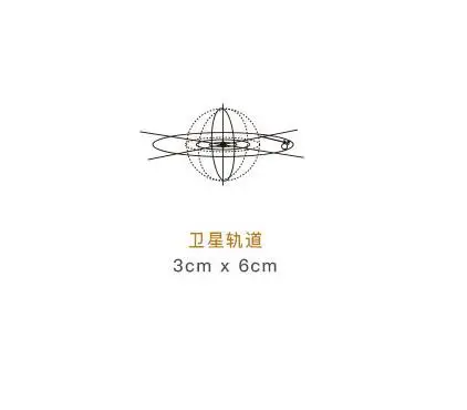 Creative small universe series wood stamp wooden rubber stamps for scrapbooking Handmade Photo Album diy decorate stamp - Color: 6