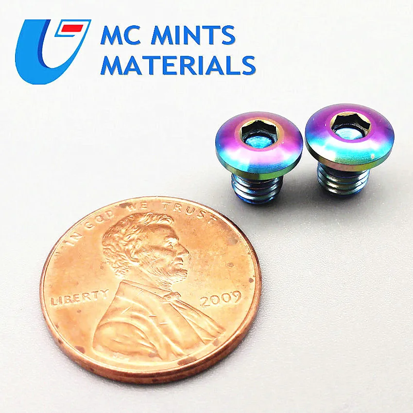 

Full Set for SHIMANO XT XTR XT758 M8000 Mountain Bike kitTi Bolt Titanium Bolts Gold Color Multicolor Titanium Screw Ti Fastener